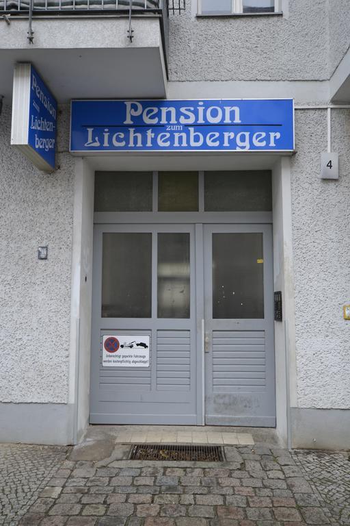 Pension Zum Lichtenberger 베를린 외부 사진